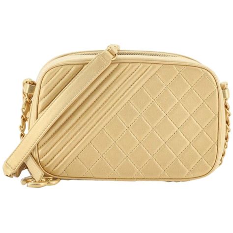 chanel camera bag coco boy quilted metallic mini gold|chanel bag for sale.